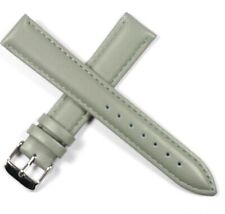 LIGHT GREY LEATHER WATCH STRAP