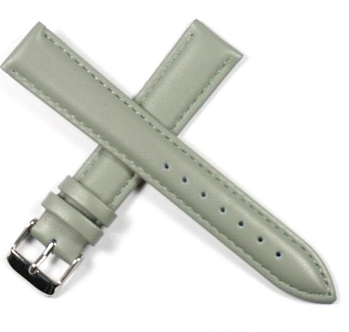 Light grey leather watch - light,