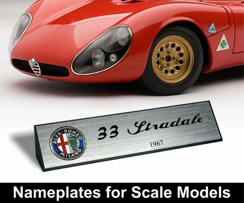 Nameplate for alfa - nameplate, 1/18