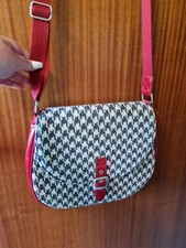 Ness bag grey white and red