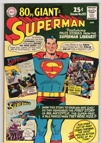Superman 183 1966 comics - 183, dc