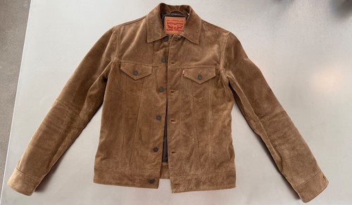 Levi tan brown suede leather - levi's,
