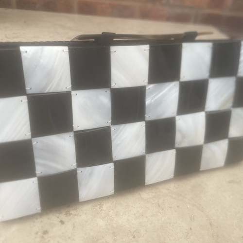 Vintage lucite tiled - vintage, geometric