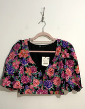 NWT Zara Cropped Top Bodice