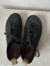Women’s Black Trainers Size 5 Well Worn Clark’s Trainers Black