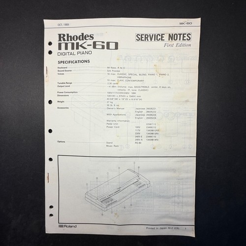 Vintage rhodes digital - vintage,