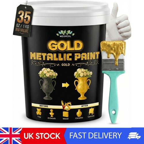Gold paint 1000ml - gold,