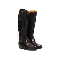 Custom Black Ribbed Real