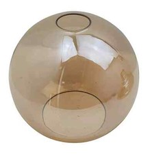 Amber lampshade pendant light - amber,