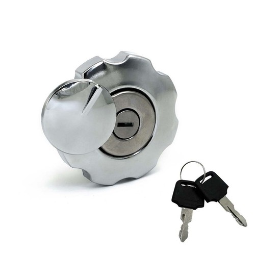 Motorcycle locking fuel cap - locking,