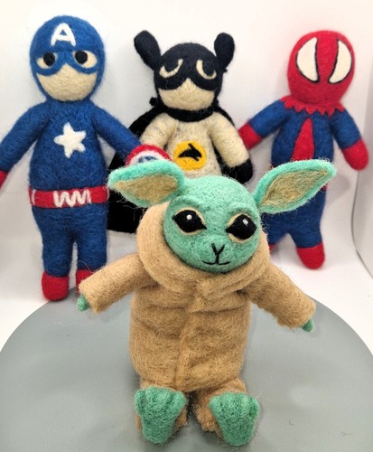 Handmade felt superhero star - handmade, &