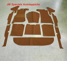 Car carpet upholstery for Mercedes W136 170S Sv SD year 1949-53 cognac velvet