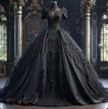 Gothic Black Medieval Wedding