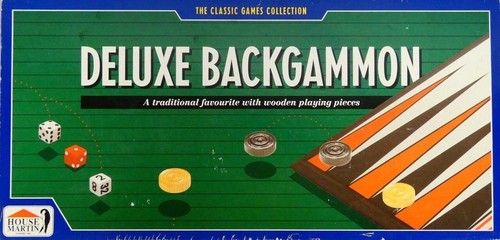 House martin deluxe backgammon - house,