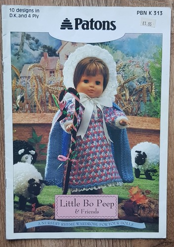 Vintage doll knitting patterns - doll,