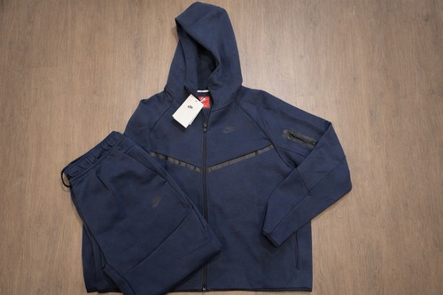 Nike navy blue hooded - navy, (xl)