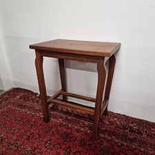 Rustic Solid Wood Side Table Coffee Table, Lamp Stand, Chunky Wood