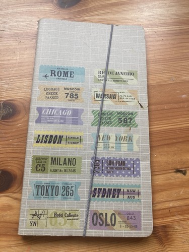 Travel journal new unused