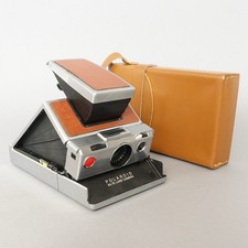Polaroid SX-70 Camera Leather Case Alpha 1 Folding Instant Camera Brown SX70