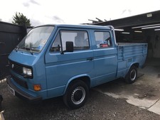 vw t25 doka crew cab pick up 1989