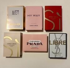 Mixed lot of 6 Luxury High End Mini Fragrances