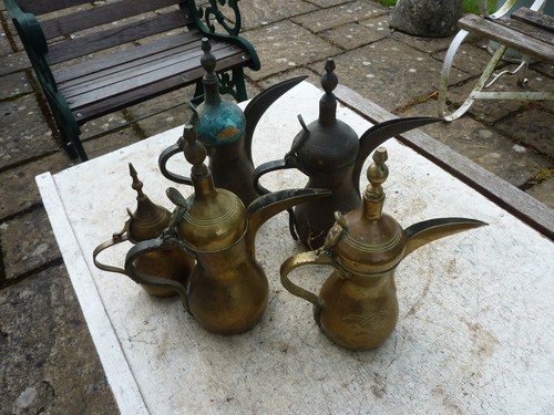 Vintage arabic dallah - 5x,