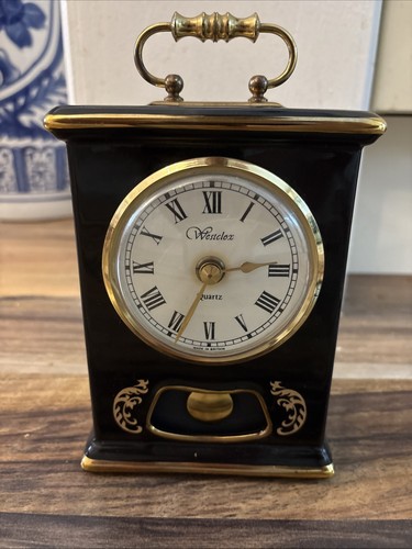 Vintage westclox black gold - westclox,