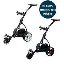 Ben Sayers Electric Golf Trolley Cart 18 Hole Lithium Battery + FREE Accessories