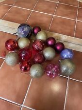 Vintage Christmas Tree Decorations Baubles  Retro  90s