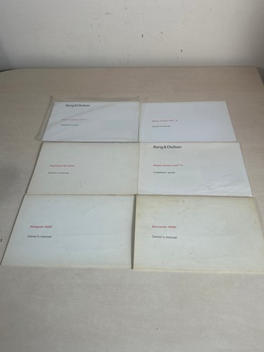 Bang olufsen user manuals - bang,