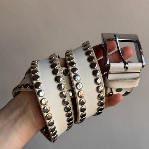Vintage white studded - vintage,