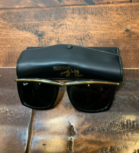 Ray ban black gold vintage - black,