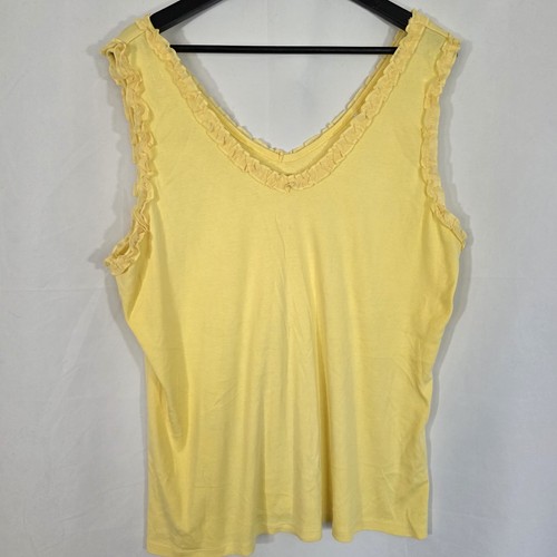 Woman yellow sleeveless - woman,