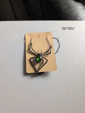 Silver And Green Spider