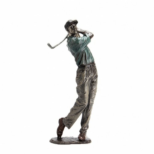 Golfer sculpture resin golf - resin,
