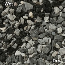 Black ice decorative aggregate - black,