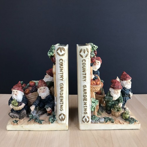 Country gardening bookends - gardening,