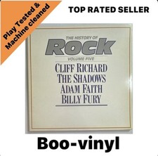 The History Of Rock~ Cliff Richard    (Volume Five  ) -  Double Vinyl LP EX / EX