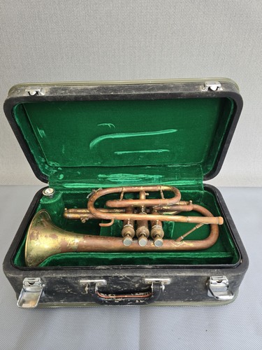 Vintage cornet brass trumpet - vintage,