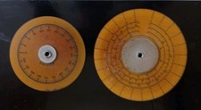 WW2 Hallicrafters S 36A  Receiver Tuning Dial Scale & Logging Discs