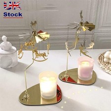 Rotating Candle Holder Spinning Candle Rotary Holder Candle Stick Holder Tray