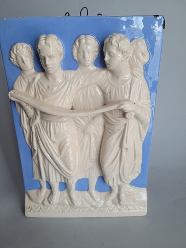 Formella maiolica cantagalli - formella,