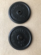 Weight Plates By Body Sculpture 22.5kg In Total 