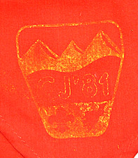 CJ'81 Kananaskis Country Alta. Souvenir Necker 5th Canadian Jamboree Boy Scout