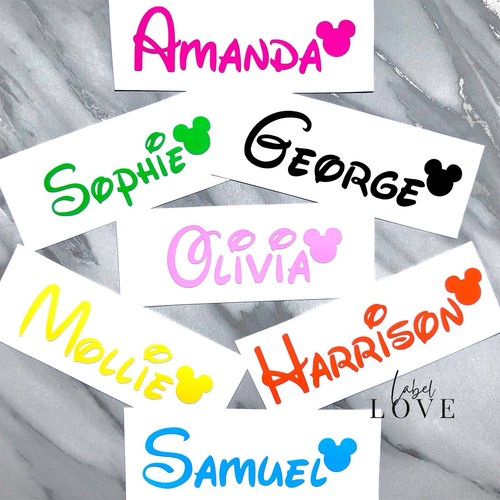 Personalised name sticker - name,