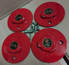 Genuine Revolution Alloy Wheel Centre Caps x 4 - Used - Approx 155mm - MPC4808/A