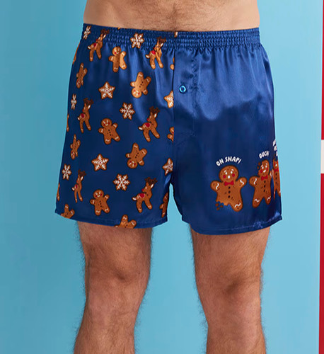 Mens size blue gingerbread - size,