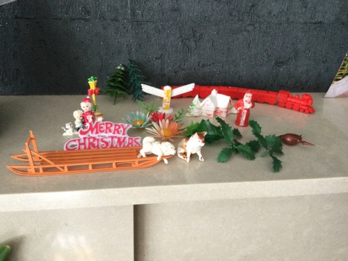 Vintage xmas cake - vintage,
