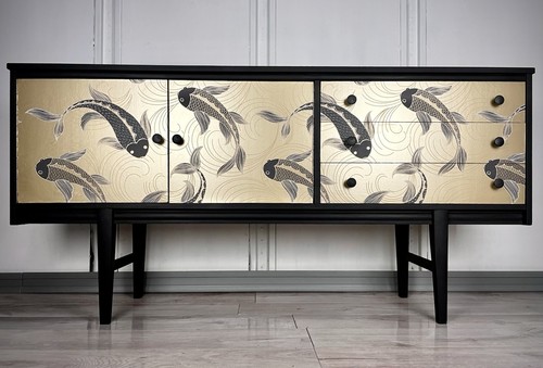 Black gold koi - black, carp
