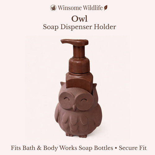 Owl soap holder bath body - bath,